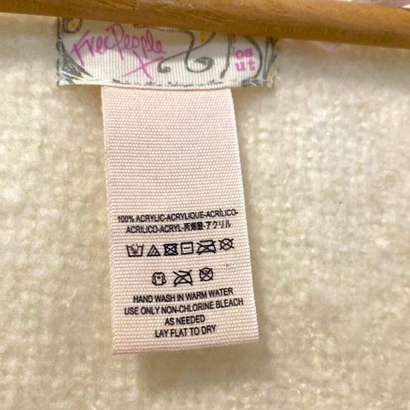 Free People Ivory Fringe Wrap - Picture 2 of 4